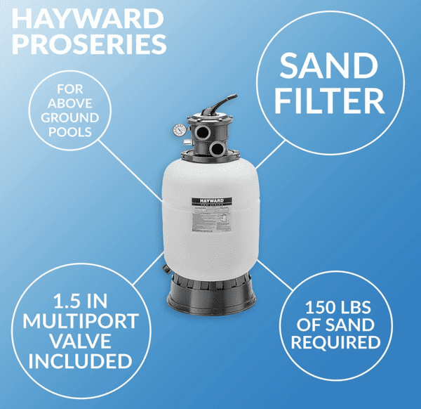 Hayward W3S180T93S ProSeries 18 In., 1.5 HP Sand Filter System for Above-Ground Pools sand filter Hayward W3S180T93S ProSeries 18 In., 1.5 HP Sand Filter System for Above-Ground Pools sand filter Hayward W3S180T93S ProSeries 18 In., 1.5 HP Sand Filter System for Above-Ground Pools sand filter Hayward W3S180T93S ProSeries 18 In., 1.5 HP Sand Filter System for Above-Ground Pools sand filter Hayward W3S180T93S ProSeries 18 In., 1.5 HP Sand Filter System for Above-Ground Pools sand filter Hayward W3S180T93S ProSeries 18 In., 1.5 HP Sand Filter System for Above-Ground Pools sand